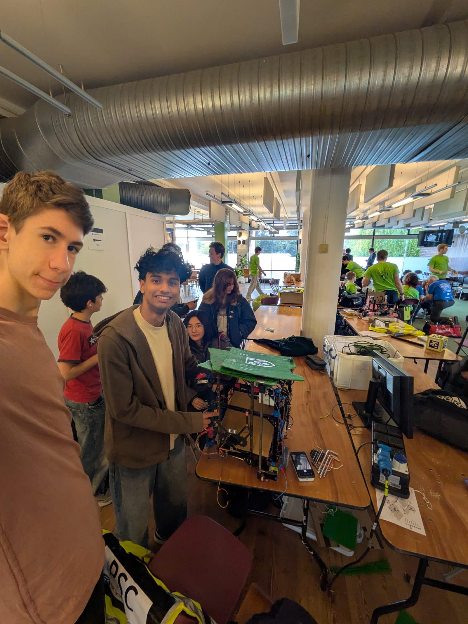 Lewie, Arjun & Robot
